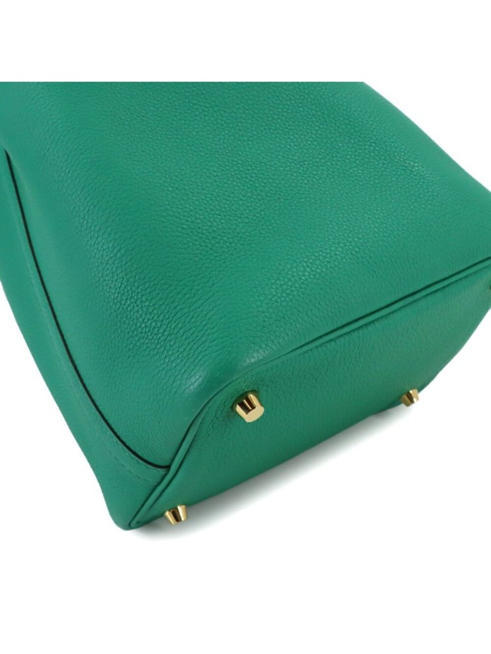 ★SOLD★ Hermes Picotin Lock 18 PM Hand Bag Taurillon Morris Verse Jade PM - Picture 10 of 10